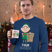 Grappige Elf Ondeugend of Leuk Lijst Uw Keuze T-shirt