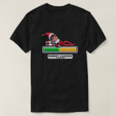 Grappige Elf Ontspannen op Progress Bar Loading En T-shirt (Design voorkant)