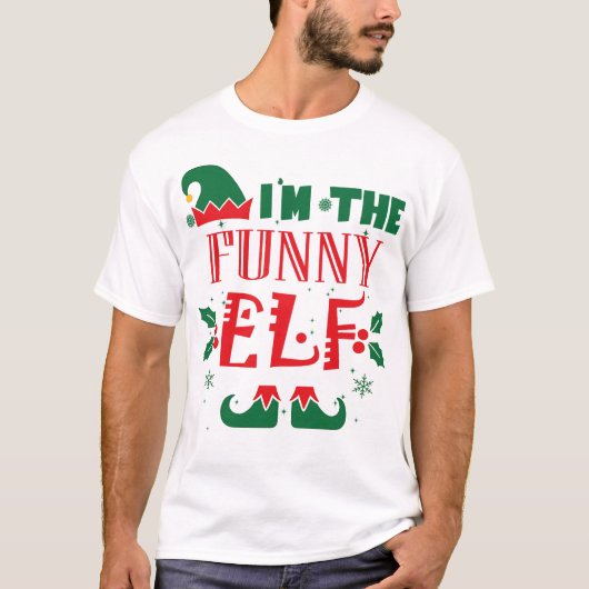 GRAPPIGE ELF T-SHIRT (Voorkant)