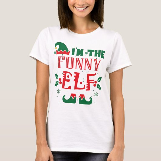 GRAPPIGE ELF T-SHIRT (Voorkant)