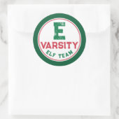 Grappige Elf Team Kerst stickers (Tas)