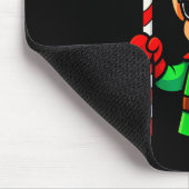 Grappige Elf Zes Zeven 6 7 Meme Kerst Kleding 67 Muismat (Hoek)