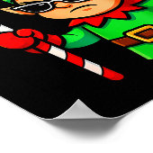 Grappige Elf Zes Zeven 6 7 Meme Kerst Kleding 67 Poster (Hoek)