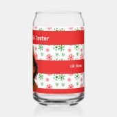 Grappige Elfengezichten & -benen | Kerstpret in de Blikvorm Glas (Links)