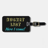 Grappige Emmerlijst Hier Kom Ik Bagagelabel (Voorkant horizontaal)