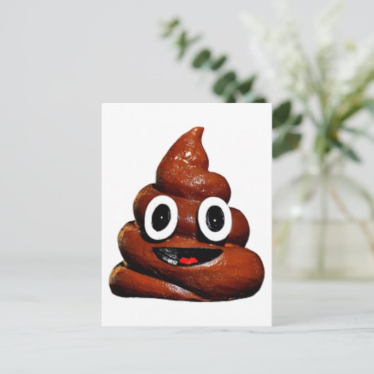 grappige emoji briefkaart (Staand voorkant)