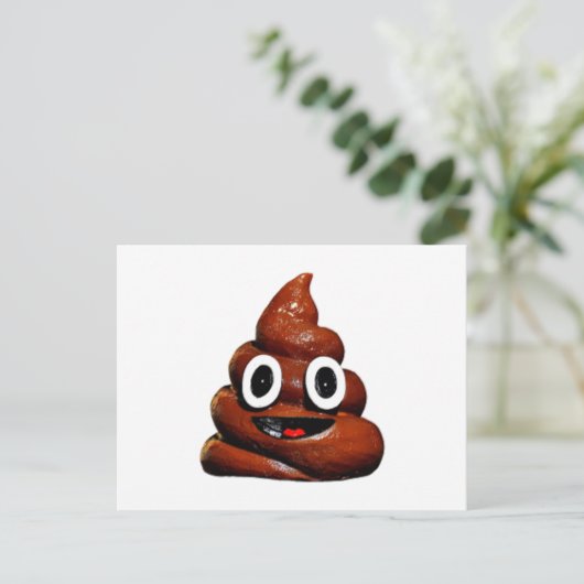 grappige emoji briefkaart (Staand voorkant)