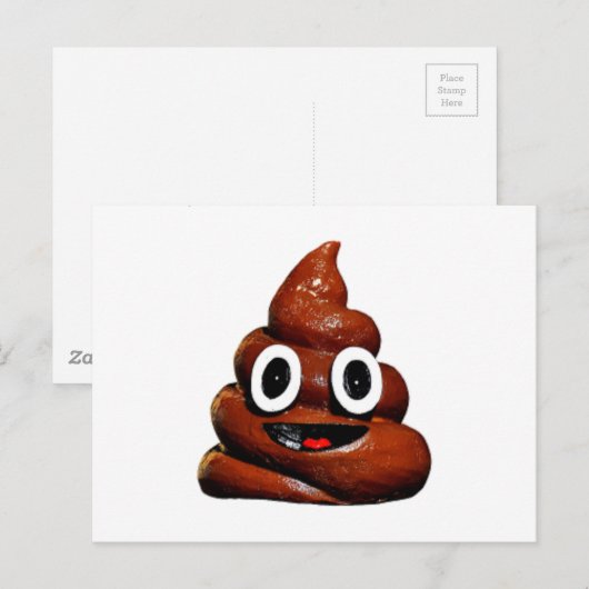 grappige emoji briefkaart (Voorkant / Achterkant)