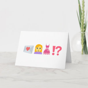 Grappige emoji bruidsmeisje verzoek