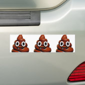 grappige emoji bumpersticker (Op auto)