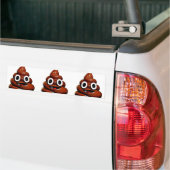 grappige emoji bumpersticker (Op Truck)