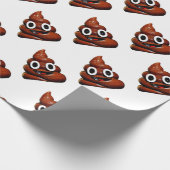 grappige emoji cadeaupapier (Hoek)