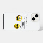 Grappige Emoji iPhone / iPad Case Hoesje (Achterkant horizontaal)