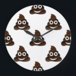 grappige emoji klok<br><div class="desc">"grappige poep emoji",  emoji,  "poo emoji",  "grappige poo emoji" "poop emoji",  "poo emoticon",  "poo emoticon",  "poop emoticon",  "naadloze poep",  "naadloze poep"",  "naadloze emoji"emoticon,  emojis,  uitwerpselen,  grappig,  cadeau,  hipster,  grap,  kawaii,  gepersonaliseerd,  poo",  poo,  poep ,  cadeau ,  " grappige emoji " trendy ,  tween " wit bruin " naadloos</div>