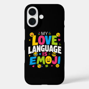 Grappige Emoji Liefhebber iPhone 16 Hoezen