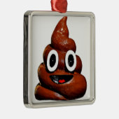 grappige emoji metalen ornament (Rechts)