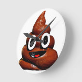 grappige emoji ronde klok (Hoek)