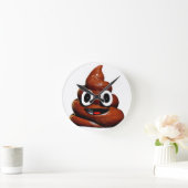 grappige emoji ronde klok (Huis)