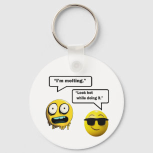 Grappige Emoji-Sleutelhanger Sleutelhanger