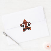 grappige emoji ster sticker (Envelop)