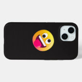 Grappige Emoji Uitdrukking Hoesje (Achterkant (horizontaal))