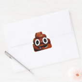grappige emoji vierkante sticker (Envelop)