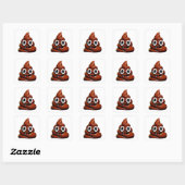 grappige emoji vierkante sticker (Vel)
