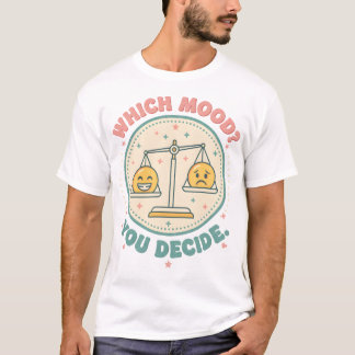 Grappige Emoji Weegschaal T-shirt