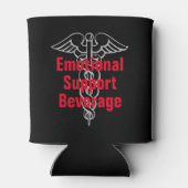 Grappige Emotionele Ondersteuning Drank Bier of fr Blikjeskoeler (Achterkant)