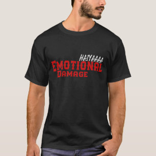 grappige emotionele schade meme koele emotionele s t-shirt