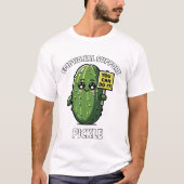 Grappige emotionele steun augurk t-shirt (Voorkant)