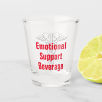 Grappige emotionele steun drank grap