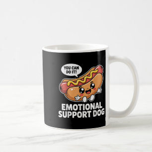 Grappige emotionele steun hotdogs Motivatie Koffiemok