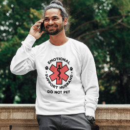 Grappige emotionele steun man niet huisdier Shirt