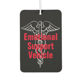 Grappige emotionele steun voertuig grap luchtverfrisser