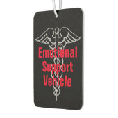 Grappige emotionele steun voertuig grap luchtverfrisser (Links)