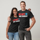 Grappige EMS voor EMT's Off Duty Bespaar jezelf T-shirt (Unisex)