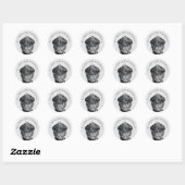 Grappige Emu Envelop Sticker - Zou Interessant Moe (Vel)