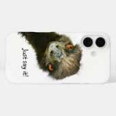 Grappige EMU zeg het maar Case-Mate iPhone Case (Achterkant (horizontaal))