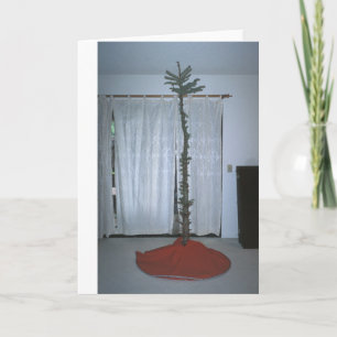 Grappige en Bizarre Kerstboom Feestdagen Kaart