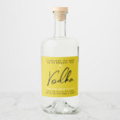 Grappige en Chic Bachelorette-feestje Likeurfles Etiket (Voorkant)