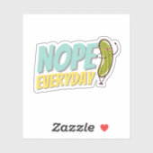 Grappige en eigenzinnige sticker (Vel)