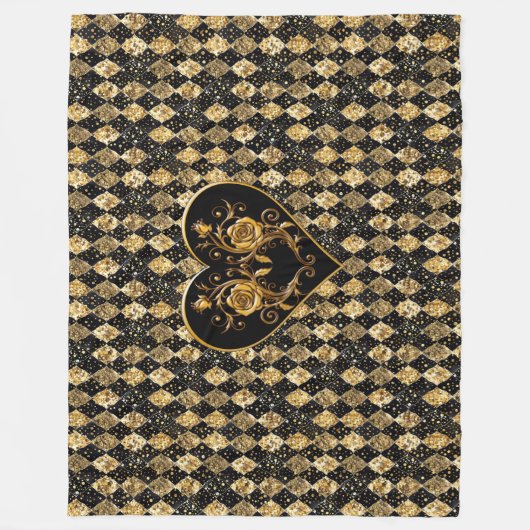 Grappige en elegante Gothic Fleece Deken (Voorkant)