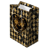 Grappige en elegante Gothic Medium Cadeauzakje (Achterkant Gekanteld)