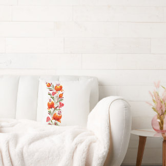Grappige en elegante oranje bloemen en bessen kussen