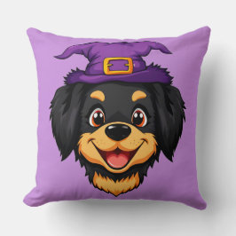 🐾👻 Grappige en eng griezelig cute hond Halloween Kussen