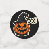  Grappige en eng Halloween sticker  Confetti (Kleine voorkant)