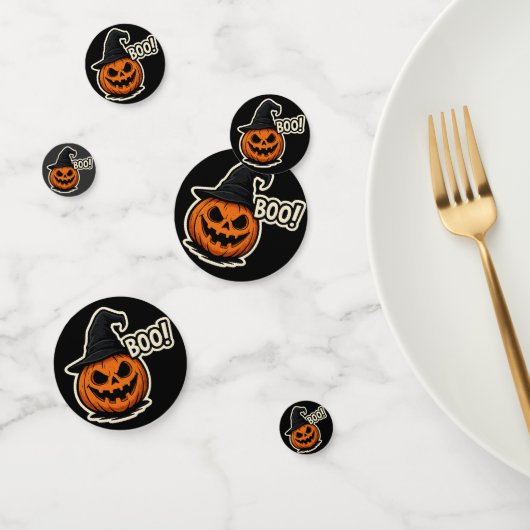 Grappige en eng Halloween sticker  Confetti (Groep)