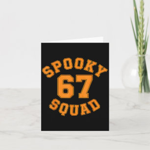 Grappige en enge bende 67 Kinderen Halloween 67 Ge Kaart