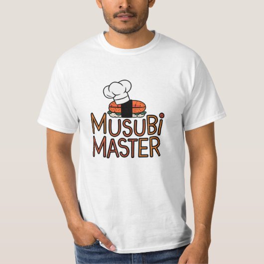 Grappige en gedurfde Musubi Design T-shirt (Voorkant)
